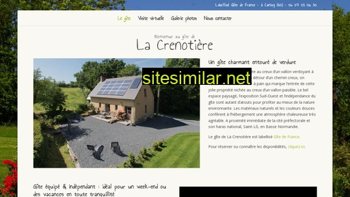 gitedelacrenotiere.fr alternative sites