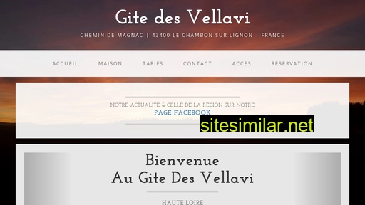 gitedesvellavi.fr alternative sites