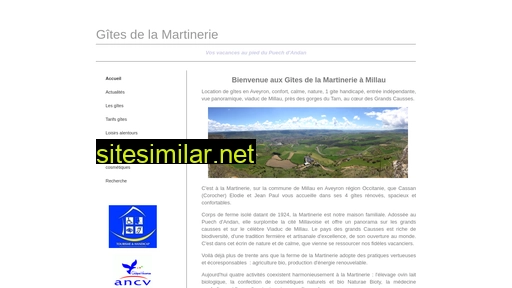 gitelamartinerie.fr alternative sites