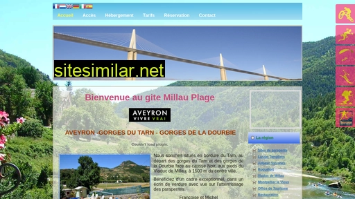 gitemillauplage.fr alternative sites