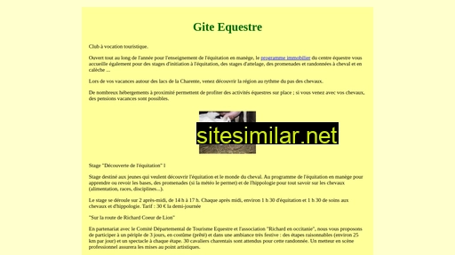 gite-equestre.fr alternative sites