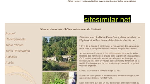 gites-ardeche-cintenat.fr alternative sites