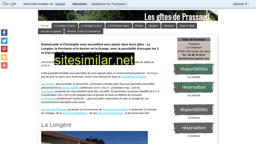 gites-de-prassaud.fr alternative sites