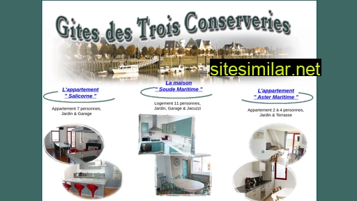 gite-les3conserveries.fr alternative sites