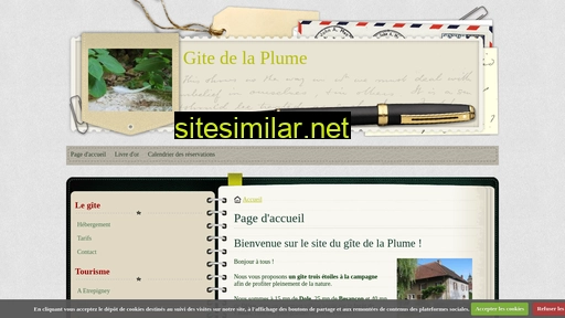 gitedelaplume.fr alternative sites