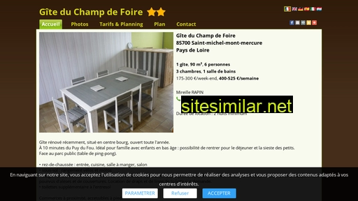 giteduchampdefoire.fr alternative sites