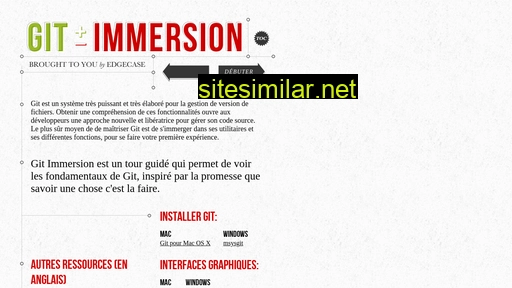 gitimmersion.fr alternative sites