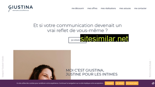 giustina.fr alternative sites