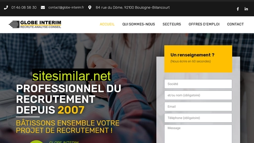 globe-interim.fr alternative sites