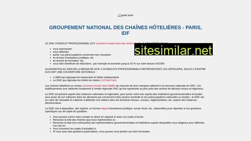 gnc-idf.fr alternative sites