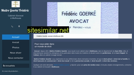 Goerke-avocat similar sites