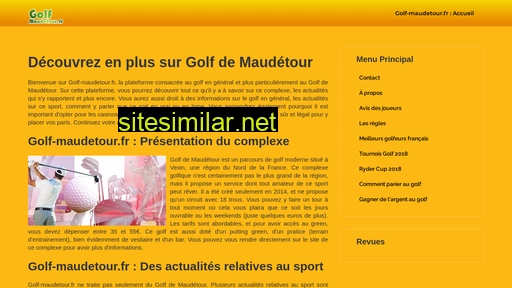 golf-maudetour.fr alternative sites