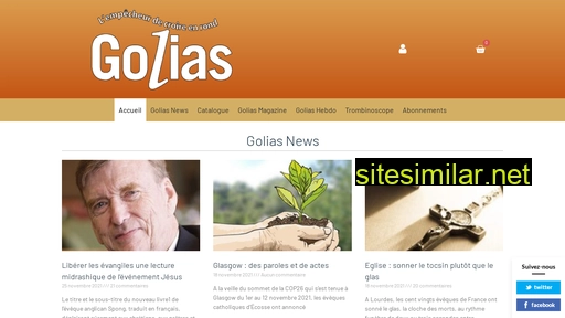 Golias-editions similar sites