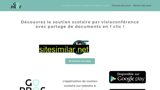 goprof.fr alternative sites