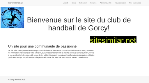 gorcyhandball.fr alternative sites