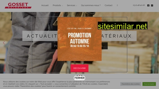 gosset-materiaux.fr alternative sites