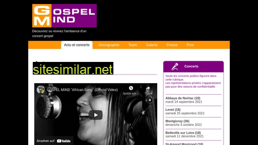 gospelmind.fr alternative sites