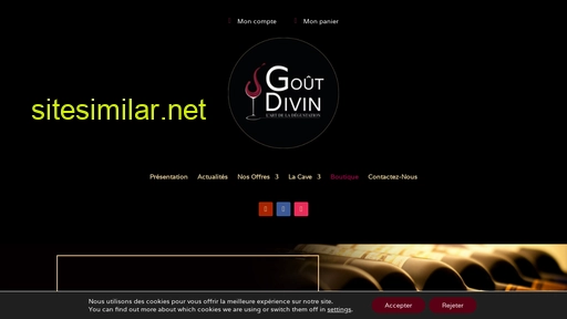 goutdivin.fr alternative sites