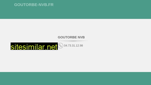 goutorbe-nvb.fr alternative sites