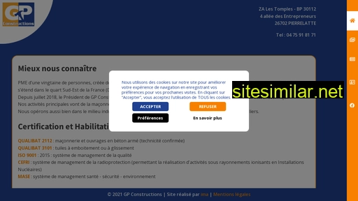 gpconstructions.fr alternative sites
