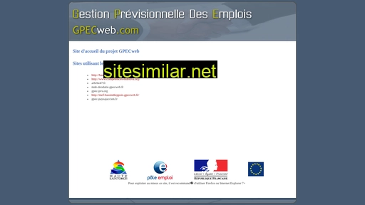 gpecweb.fr alternative sites