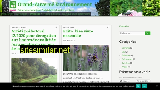 grand-auverne-environnement.fr alternative sites