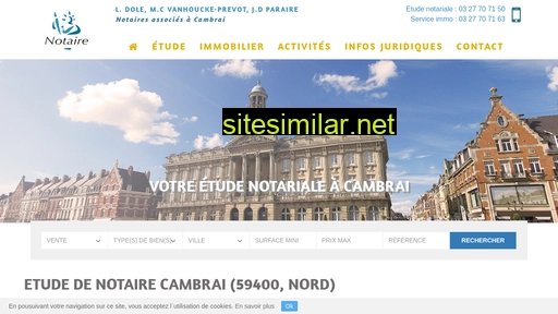 grandplace-cambrai.notaires.fr alternative sites