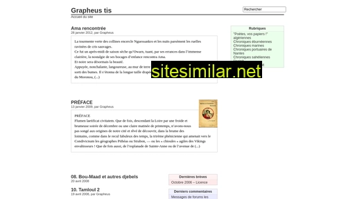 grapheus.free.fr alternative sites