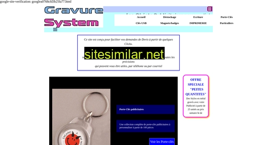 gravure-system.fr alternative sites