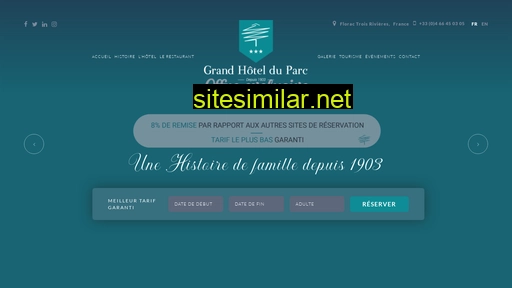 grandhotelduparc.fr alternative sites