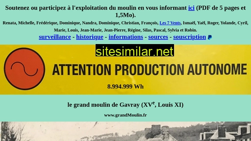 grandmoulin.fr alternative sites