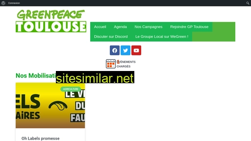 greenpeacetoulouse.fr alternative sites