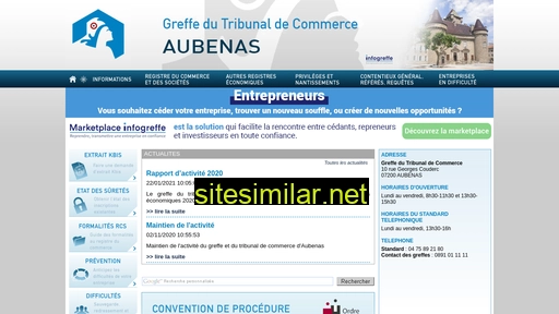 greffe-tc-aubenas.fr alternative sites