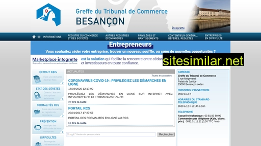 greffe-tc-besancon.fr alternative sites