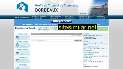 greffe-tc-bordeaux.fr alternative sites