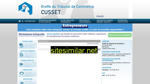 greffe-tc-cusset.fr alternative sites