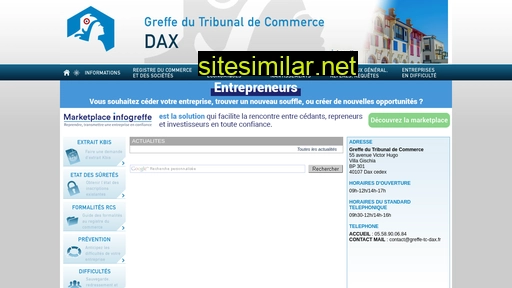greffe-tc-dax.fr alternative sites