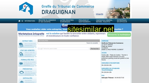 greffe-tc-draguignan.fr alternative sites