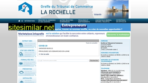 greffe-tc-larochelle.fr alternative sites