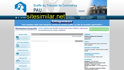 greffe-tc-pau.fr alternative sites