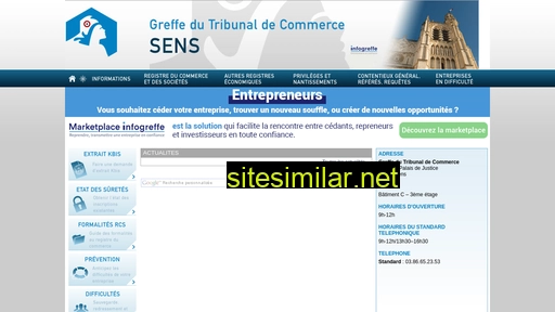 greffe-tc-sens.fr alternative sites