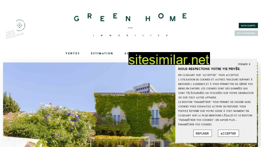 greenhomeimmobilier.fr alternative sites