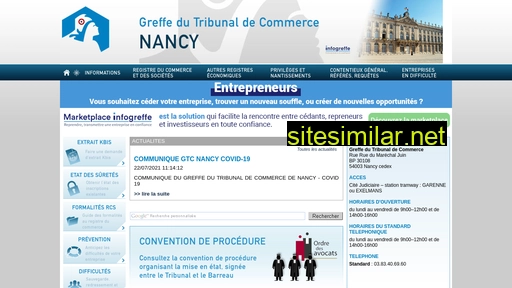 greffe-tc-nancy.fr alternative sites