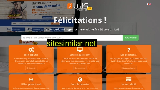 grenouillere-adulte.fr alternative sites