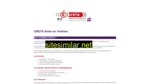 greta-seineenyvelines.fr alternative sites