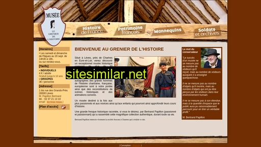 grenier-de-lhistoire.fr alternative sites