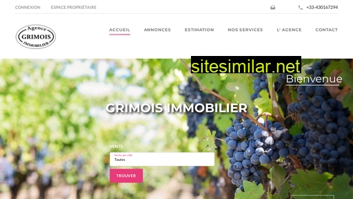 grimois-immobilier.fr alternative sites
