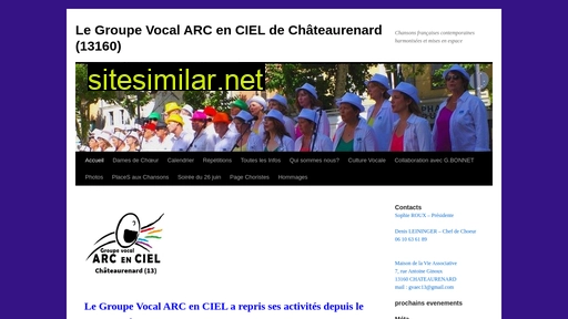 groupevocalarcenciel.fr alternative sites