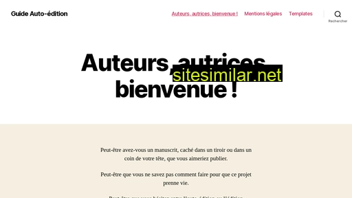 guide-autoedition.fr alternative sites