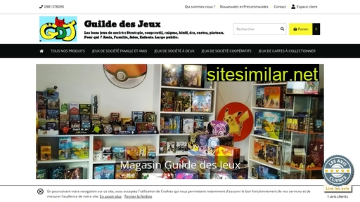 guildedesjeux.fr alternative sites